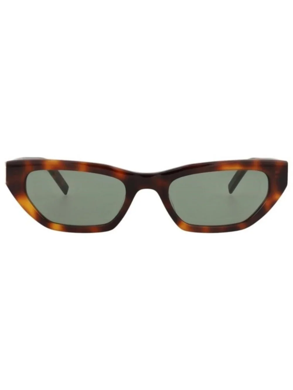 New Saint Laurent Unisex Cat Eye Havana Havana Green Fashion Designer Sunglasses